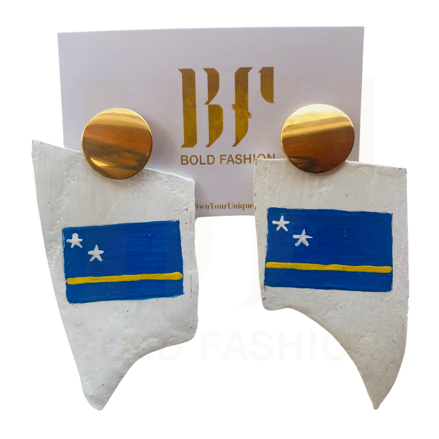 Curaçao Flag Earrings