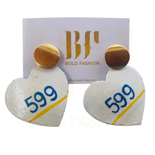 599 - Curaçao prefix Earrings