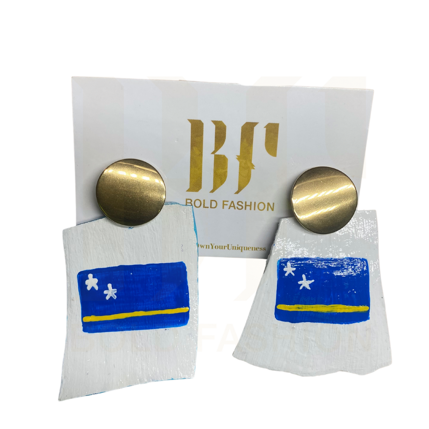 Curaçao Flag Earrings